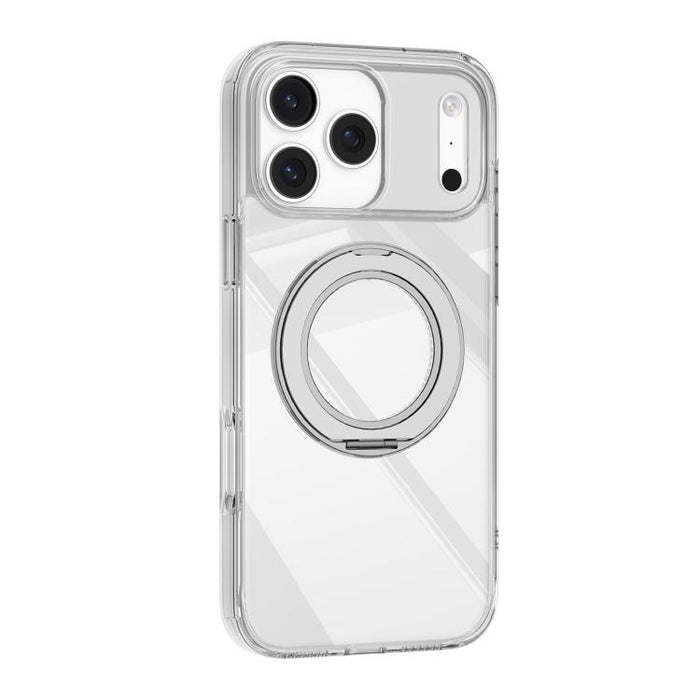 Mutural Ice Amber Series MagSafe Holder TPU Phone Case, For iPhone 18 Pro, For iPhone 18 Pro Max, For iPhone 17 Pro Max, For iPhone 17 Pro, For iPhone 17, For iPhone Air