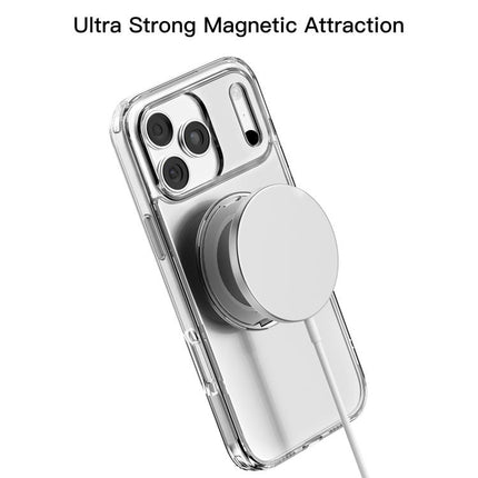 Mutural Ice Amber Series MagSafe Holder TPU Phone Case, For iPhone 18 Pro, For iPhone 18 Pro Max, For iPhone 17 Pro Max, For iPhone 17 Pro, For iPhone 17, For iPhone Air