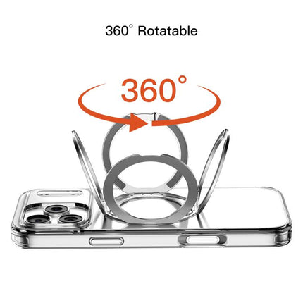 Mutural Ice Amber Series MagSafe Holder TPU Phone Case, For iPhone 18 Pro, For iPhone 18 Pro Max, For iPhone 17 Pro Max, For iPhone 17 Pro, For iPhone 17, For iPhone Air