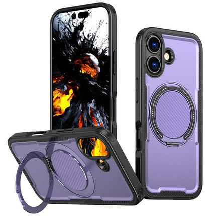 kalebol Metal 360 Degree Rotation Holder MagSafe Phone Case, For iPhone 17 Pro, For iPhone 17, For iPhone 17 Air, For iPhone 16 Pro Max