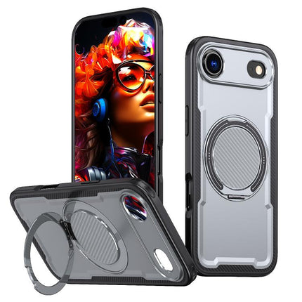 kalebol Metal 360 Degree Rotation Holder MagSafe Phone Case, For iPhone 17 Pro, For iPhone 17, For iPhone 17 Air, For iPhone 16 Pro Max