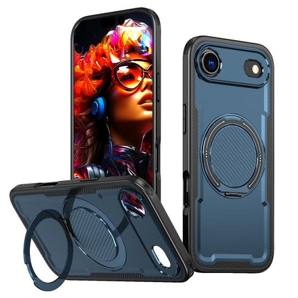 kalebol Metal 360 Degree Rotation Holder MagSafe Phone Case, For iPhone 17 Pro, For iPhone 17, For iPhone 17 Air, For iPhone 16 Pro Max