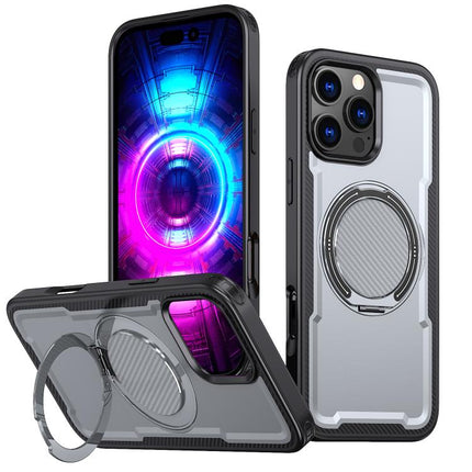 kalebol Metal 360 Degree Rotation Holder MagSafe Phone Case, For iPhone 17 Pro, For iPhone 17, For iPhone 17 Air, For iPhone 16 Pro Max
