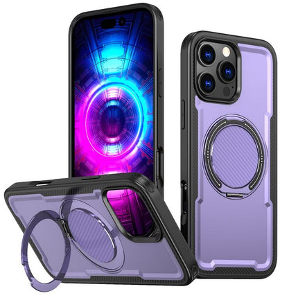 kalebol Metal 360 Degree Rotation Holder MagSafe Phone Case, For iPhone 17 Pro, For iPhone 17, For iPhone 17 Air, For iPhone 16 Pro Max