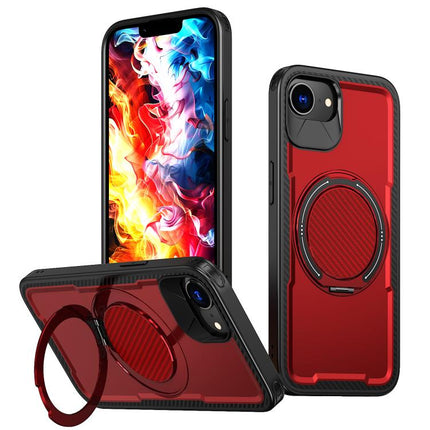 kalebol Metal 360 Degree Rotation Holder MagSafe Phone Case, For iPhone 18 Pro, For iPhone 18 Pro Max, For iPhone 17e / 16e, For iPhone 17 Pro Max