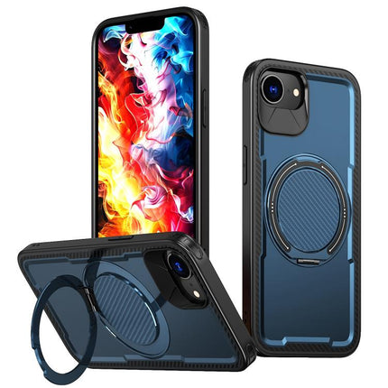 kalebol Metal 360 Degree Rotation Holder MagSafe Phone Case, For iPhone 18 Pro, For iPhone 18 Pro Max, For iPhone 17e / 16e, For iPhone 17 Pro Max