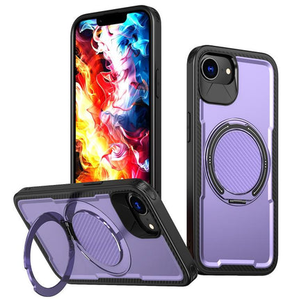 kalebol Metal 360 Degree Rotation Holder MagSafe Phone Case, For iPhone 18 Pro, For iPhone 18 Pro Max, For iPhone 17e / 16e, For iPhone 17 Pro Max