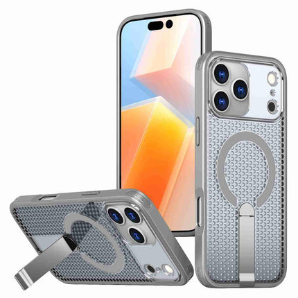kalebol Honeycomb Cooling MagSafe Holder Phone Case, For iPhone 18 Pro, For iPhone 18 Pro Max, For iPhone 17e / 16e, For iPhone 17 Pro Max