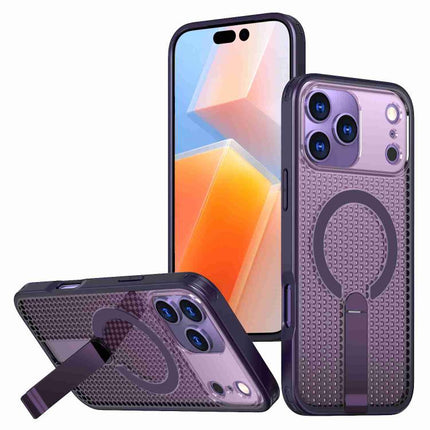 kalebol Honeycomb Cooling MagSafe Holder Phone Case, For iPhone 18 Pro, For iPhone 18 Pro Max, For iPhone 17e / 16e, For iPhone 17 Pro Max