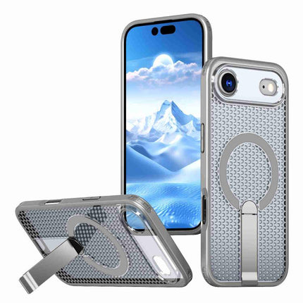 kalebol Honeycomb Cooling MagSafe Holder Phone Case, For iPhone 17 Pro, For iPhone 17, For iPhone Air, For iPhone 16 Pro Max