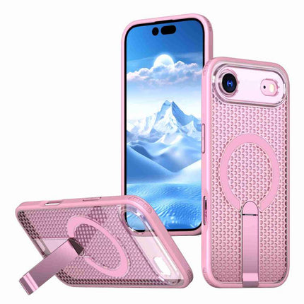 kalebol Honeycomb Cooling MagSafe Holder Phone Case, For iPhone 17 Pro, For iPhone 17, For iPhone Air, For iPhone 16 Pro Max