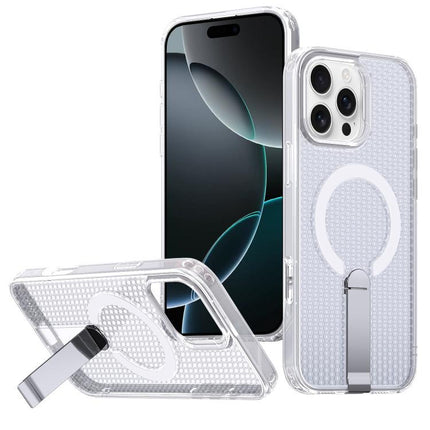 kalebol Honeycomb Cooling MagSafe Holder Phone Case, For iPhone 17 Pro, For iPhone 17, For iPhone Air, For iPhone 16 Pro Max