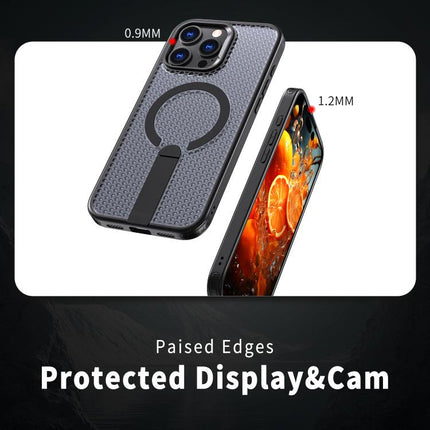 kalebol Honeycomb Cooling MagSafe Holder Phone Case, For iPhone 16 Pro, For iPhone 16 Plus, For iPhone 16, For iPhone 15 Pro Max