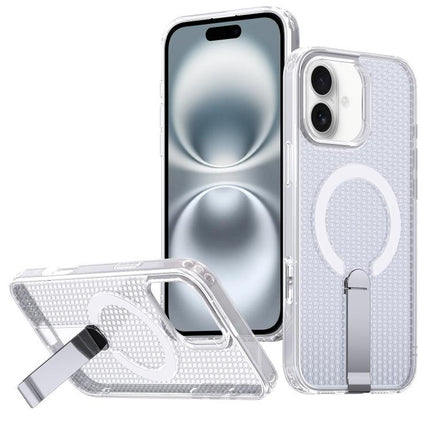 kalebol Honeycomb Cooling MagSafe Holder Phone Case, For iPhone 16 Pro, For iPhone 16 Plus, For iPhone 16, For iPhone 15 Pro Max