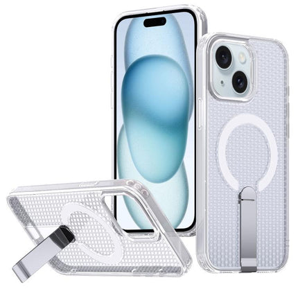 kalebol Honeycomb Cooling MagSafe Holder Phone Case, For iPhone 15 Pro, For iPhone 15 Plus, For iPhone 15, For iPhone 14 Plus