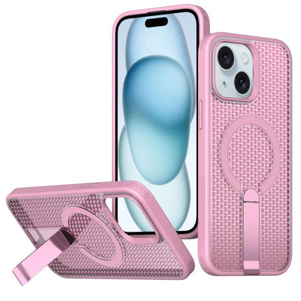 kalebol Honeycomb Cooling MagSafe Holder Phone Case, For iPhone 15 Pro, For iPhone 15 Plus, For iPhone 15, For iPhone 14 Plus