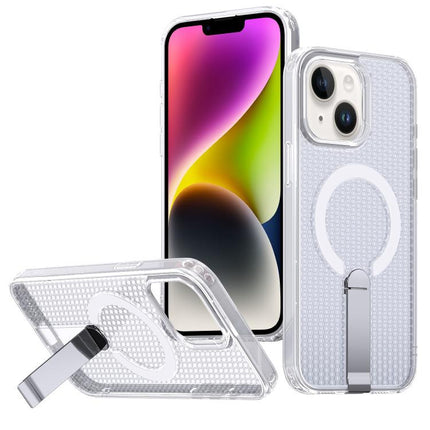 kalebol Honeycomb Cooling MagSafe Holder Phone Case, For iPhone 14, For iPhone 14 Pro, For iPhone 14 Pro Max, For iPhone 13 Pro Max