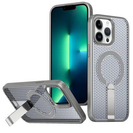 kalebol Honeycomb Cooling MagSafe Holder Phone Case, For iPhone 14, For iPhone 14 Pro, For iPhone 14 Pro Max, For iPhone 13 Pro Max