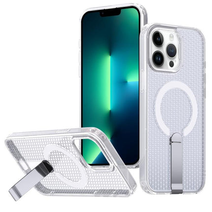 kalebol Honeycomb Cooling MagSafe Holder Phone Case, For iPhone 14, For iPhone 14 Pro, For iPhone 14 Pro Max, For iPhone 13 Pro Max
