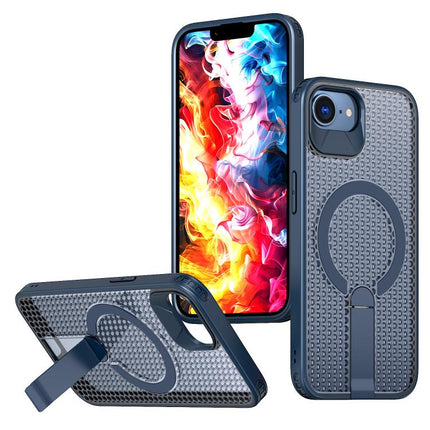 kalebol Honeycomb Cooling MagSafe Holder Phone Case, For iPhone 18 Pro, For iPhone 18 Pro Max, For iPhone 17e / 16e, For iPhone 17 Pro Max