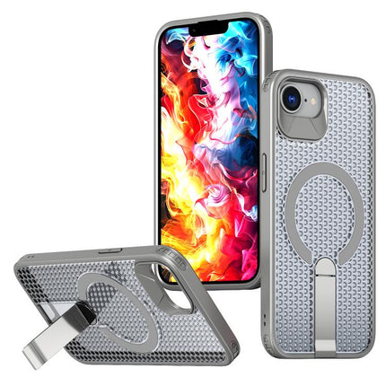 kalebol Honeycomb Cooling MagSafe Holder Phone Case, For iPhone 18 Pro, For iPhone 18 Pro Max, For iPhone 17e / 16e, For iPhone 17 Pro Max