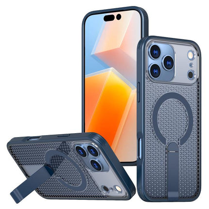 kalebol Honeycomb Cooling MagSafe Holder Phone Case, For iPhone 18 Pro, For iPhone 18 Pro Max, For iPhone 17e / 16e, For iPhone 17 Pro Max