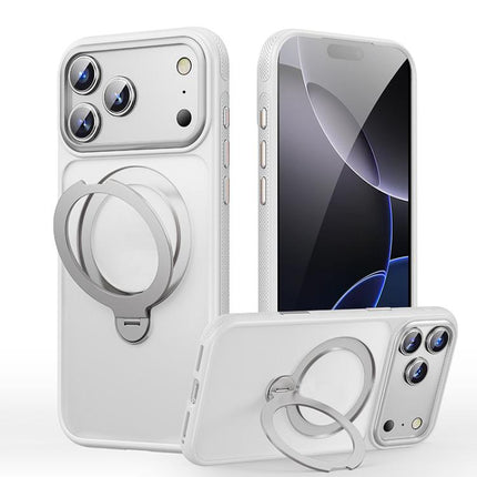 Gear-Style Stress Relief 360 Rotation Holder MagSafe Phone Case, For iPhone 18 Pro, For iPhone 18 Pro Max, For iPhone 17e / 16e, For iPhone 17 Pro Max, For iPhone 17 Pro