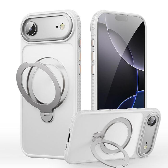 Gear-Style Stress Relief 360 Rotation Holder MagSafe Phone Case, For iPhone 17, For iPhone Air, For iPhone 16 Pro Max, For iPhone 16 Pro, For iPhone 16 Plus, For iPhone 16, For iPhone 15 Pro Max, For iPhone 15 Pro