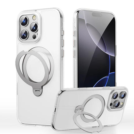Gear-Style Stress Relief 360 Rotation Holder MagSafe Phone Case, For iPhone 17, For iPhone Air, For iPhone 16 Pro Max, For iPhone 16 Pro, For iPhone 16 Plus, For iPhone 16, For iPhone 15 Pro Max, For iPhone 15 Pro