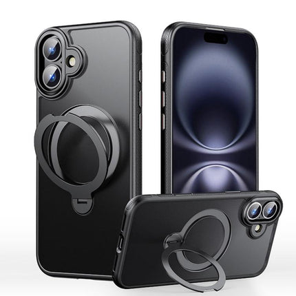 Gear-Style Stress Relief 360 Rotation Holder MagSafe Phone Case, For iPhone 17, For iPhone Air, For iPhone 16 Pro Max, For iPhone 16 Pro, For iPhone 16 Plus, For iPhone 16, For iPhone 15 Pro Max, For iPhone 15 Pro
