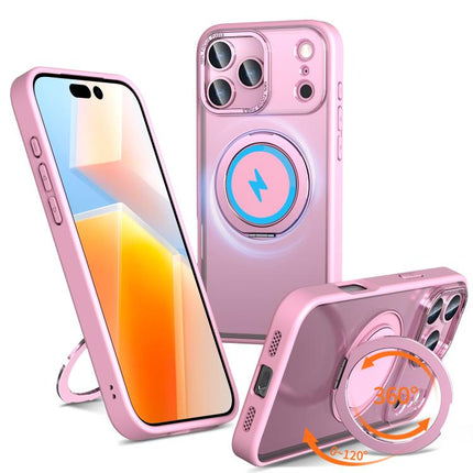 Kalebol 360-degree Rotating MagSafe Magnetic Holder Phone Case, For iPhone 17e / 16e, For iPhone 17 Pro Max, For iPhone 17 Pro