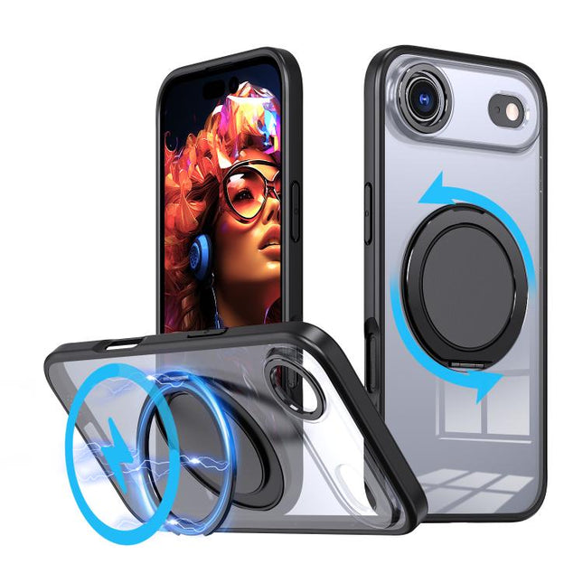 Kalebol 360-degree Rotating MagSafe Magnetic Holder Phone Case, For iPhone 17, For iPhone Air, For iPhone 16 Plus