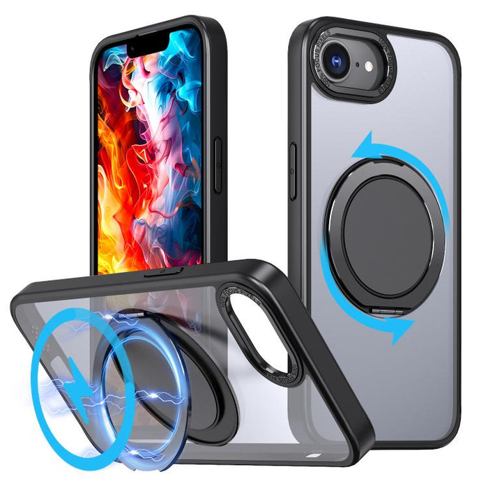 Kalebol 360-degree Rotating MagSafe Magnetic Holder Phone Case, For iPhone 17e / 16e, For iPhone 17 Pro Max, For iPhone 17 Pro