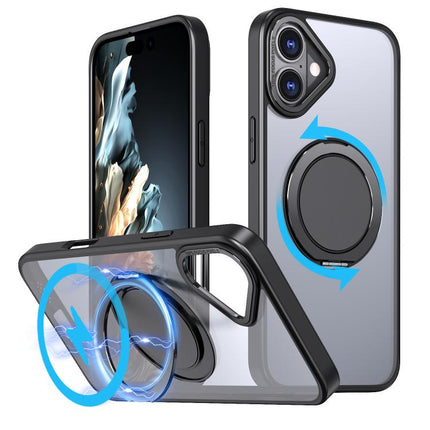 Kalebol 360-degree Rotating MagSafe Magnetic Holder Phone Case, For iPhone 17, For iPhone Air, For iPhone 16 Plus