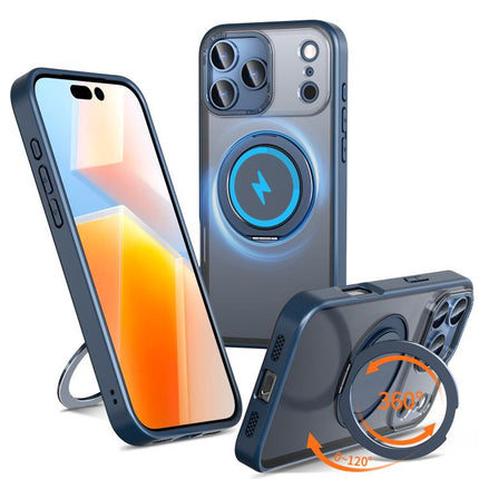 Kalebol 360-degree Rotating MagSafe Magnetic Holder Phone Case, For iPhone 18 Pro, For iPhone 18 Pro Max