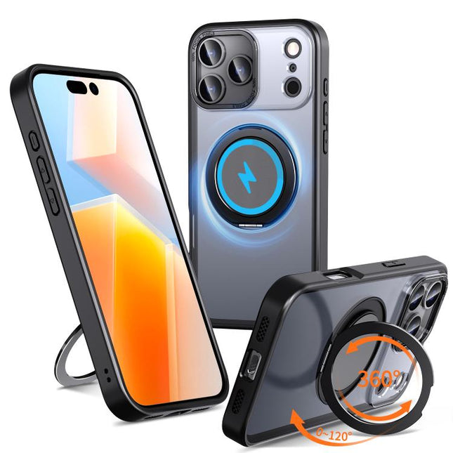 Kalebol 360-degree Rotating MagSafe Magnetic Holder Phone Case, For iPhone 18 Pro, For iPhone 18 Pro Max