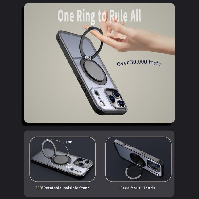 Kalebol 360-degree Rotating MagSafe Magnetic Holder Phone Case, For iPhone 18 Pro, For iPhone 18 Pro Max