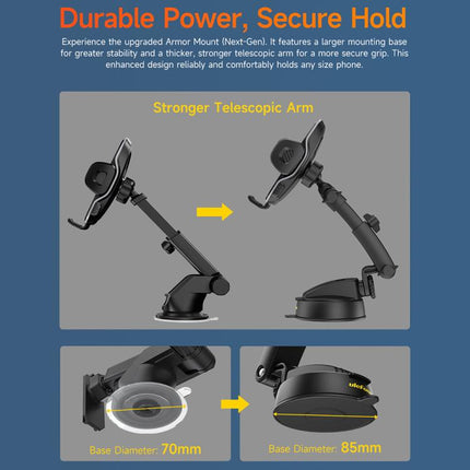 Ulefone UAN15 Armor Mount Car / Desk Phone Holder, Standard Model, UAN15