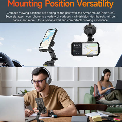 Ulefone UAN15 Armor Mount Car / Desk Phone Holder, Standard Model, UAN15