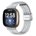 For Fitbit Versa 4 / 3 / Sense 2 / Sense / Silver