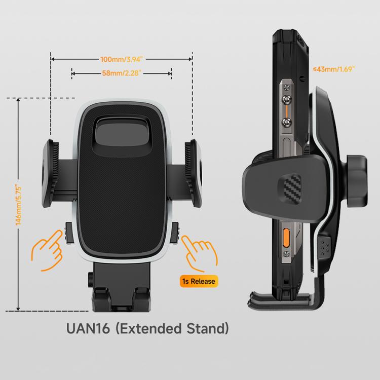 Ulefone UAN16 Armor Mount Car Phone Holder, Enhanced Model