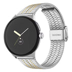 For Google Pixel Watch 4 / 3 / 2 / 1 41mm / Silver Gold