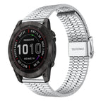 For Garmin Fenix 8 / 7X / 6X / 5X 26mm / Silver