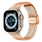 For Apple Watch 42 / 44 / 45 / 46 / 49mm / Rose Gold