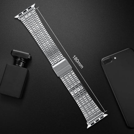 xDfind Seven Beads Buckle Stainless Steel Watch Band, For Apple Watch 42 / 44 / 45 / 46 / 49mm, For Apple Watch 38 / 40 / 41 / S10 42mm