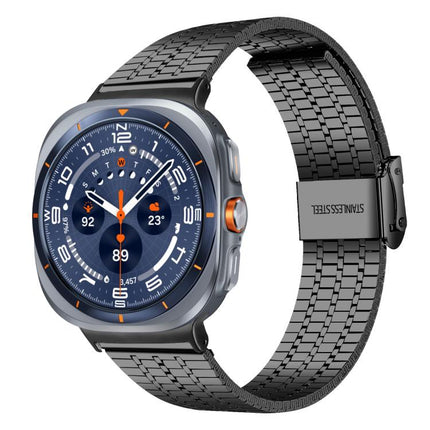 xDfind Seven Beads Buckle Stainless Steel Watch Band, For Samsung Galaxy Watch Ultra / Ultra 2025, For Samsung Galaxy Watch8 / 8 Classic, For Samsung Galaxy Watch 7 / 6 / 5 / FE