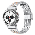 For Samsung Galaxy Watch 7 / 6 / 5 / FE / Silver Rose Gold