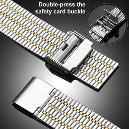 xDfind Seven Beads Buckle Stainless Steel Watch Band, For Samsung Galaxy Watch Ultra / Ultra 2025, For Samsung Galaxy Watch8 / 8 Classic, For Samsung Galaxy Watch 7 / 6 / 5 / FE