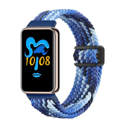xDfind Magnetic Buckle Nylon Braid Watch Band, For Honor Band 10 / 9