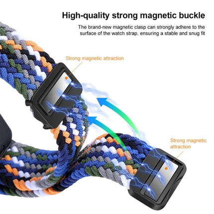 xDfind Magnetic Buckle Nylon Braid Watch Band, For Honor Band 10 / 9